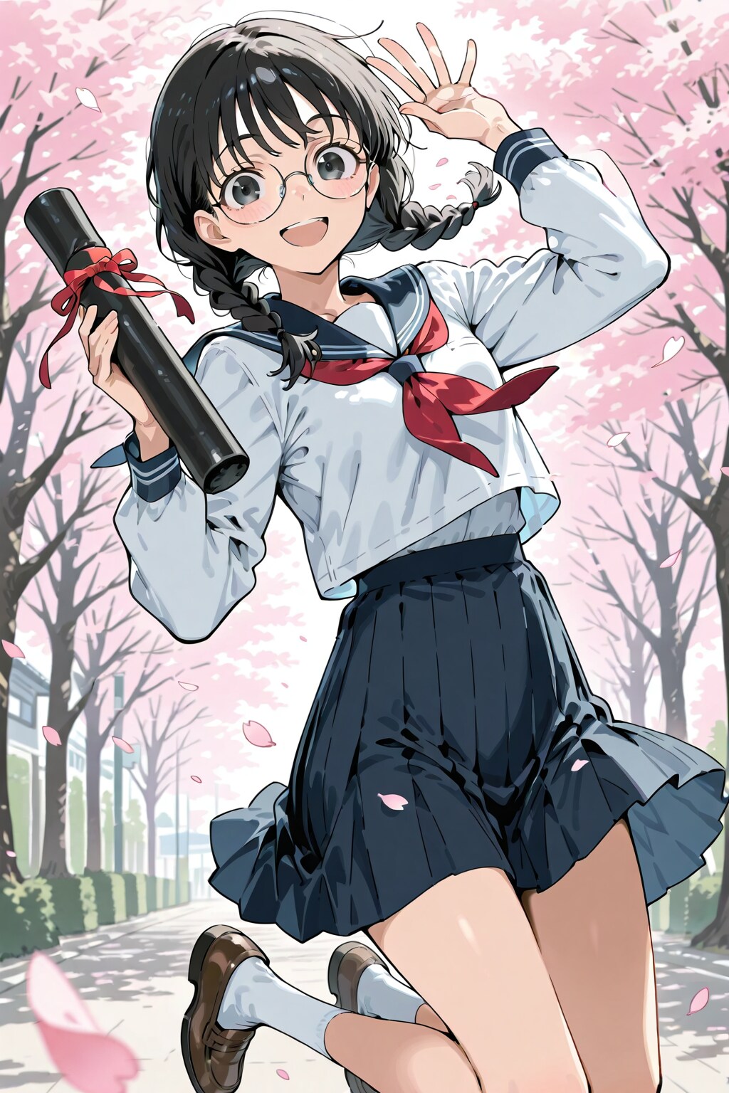 卒業おさげちゃん