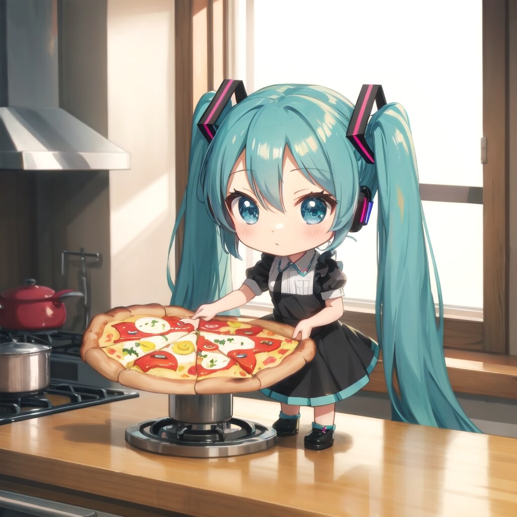 ちびミクメイド