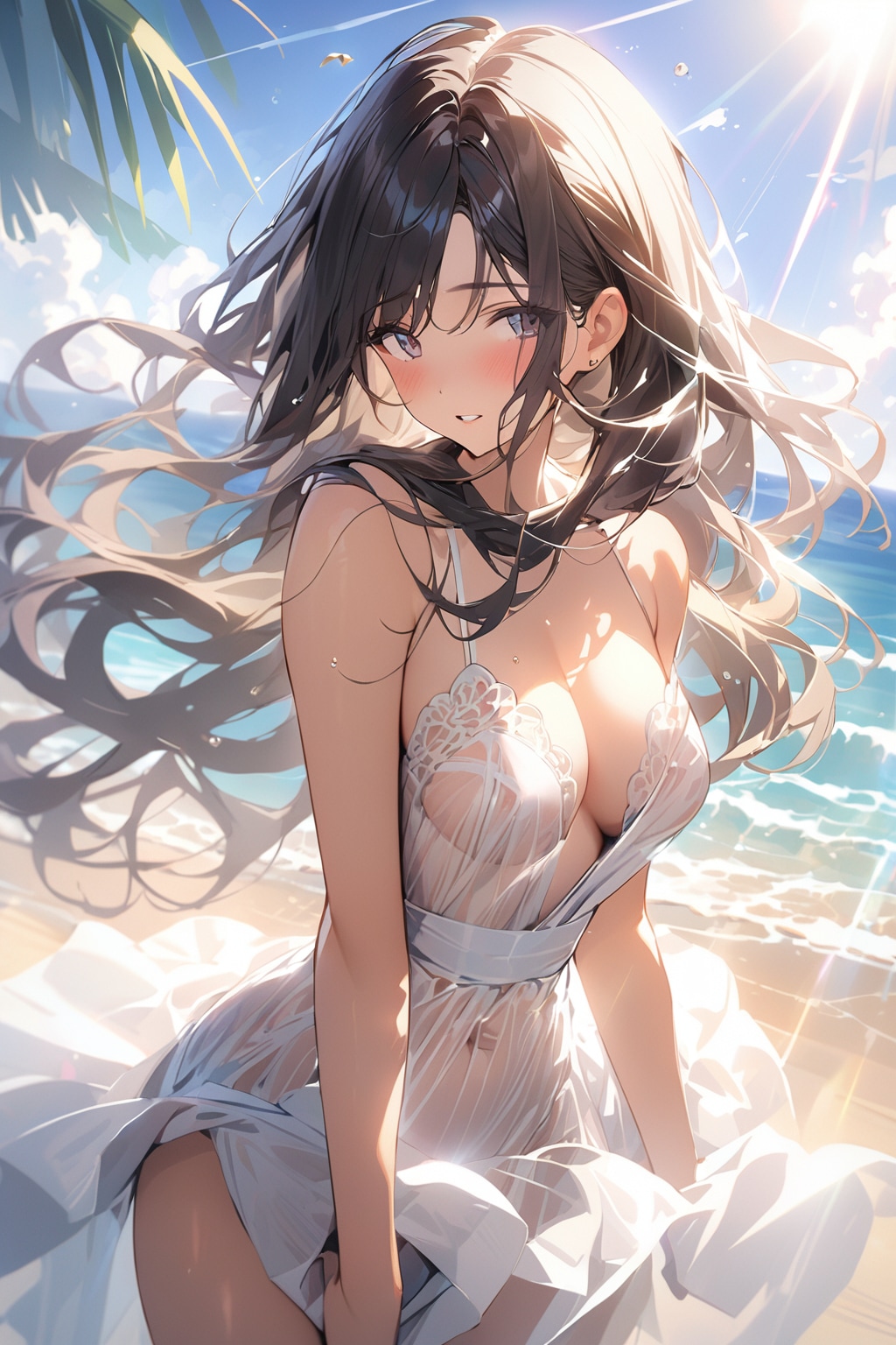 海辺の少女