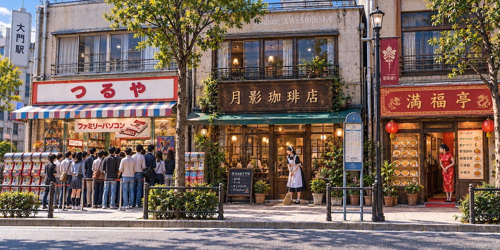 駅前の「月影珈琲店」　５