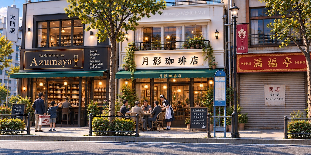 駅前の「月影珈琲店」　５