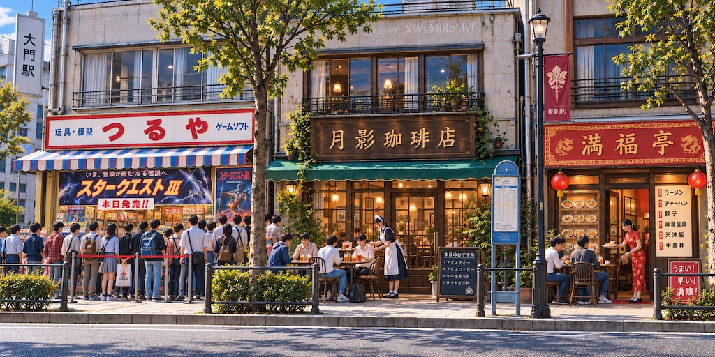 駅前の「月影珈琲店」　５