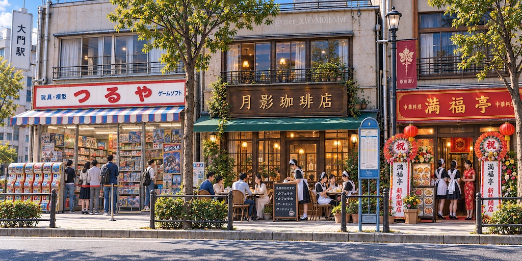 駅前の「月影珈琲店」　５