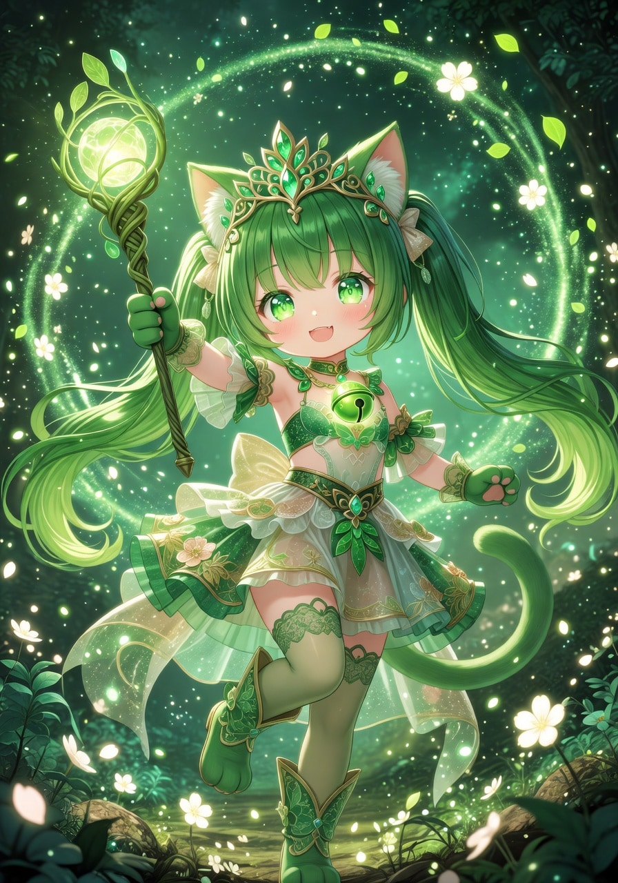 みどツイにゃん | の人気AIイラスト・グラビア