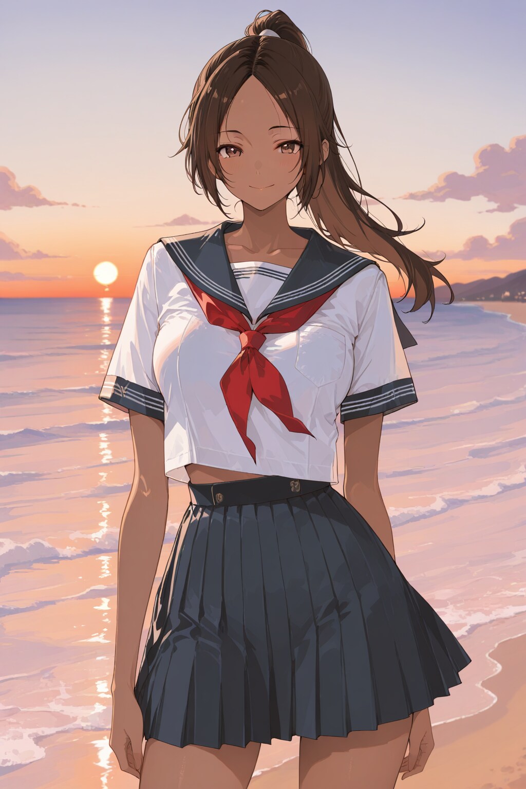 夕暮れ