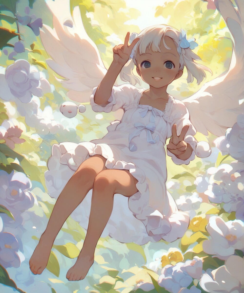 うっきうき天使ちゃん | の人気AIイラスト・グラビア