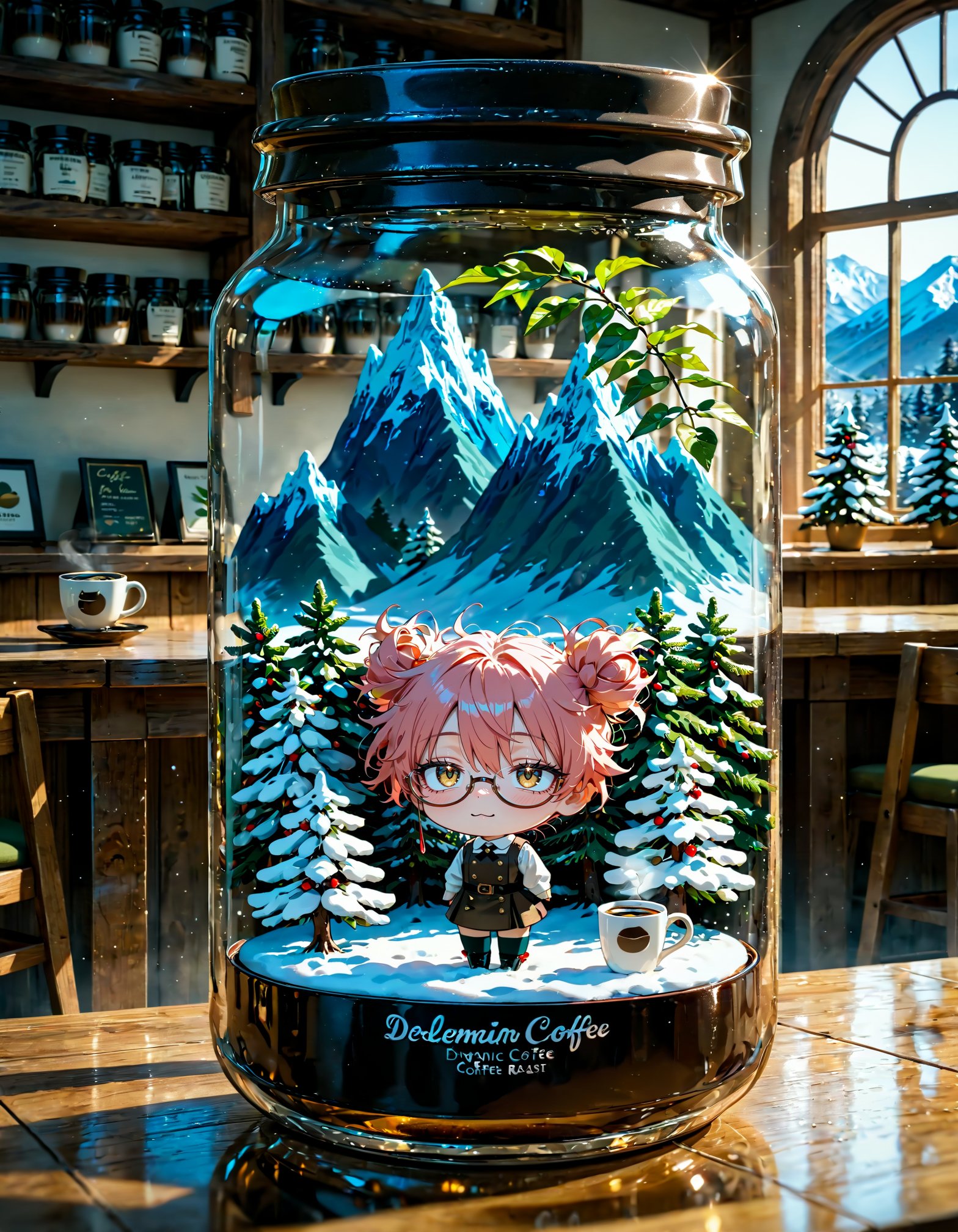 今日は何の日？　ジャマイカ ブルーマウンテンコーヒーの日 | の人気AIイラスト・グラビア