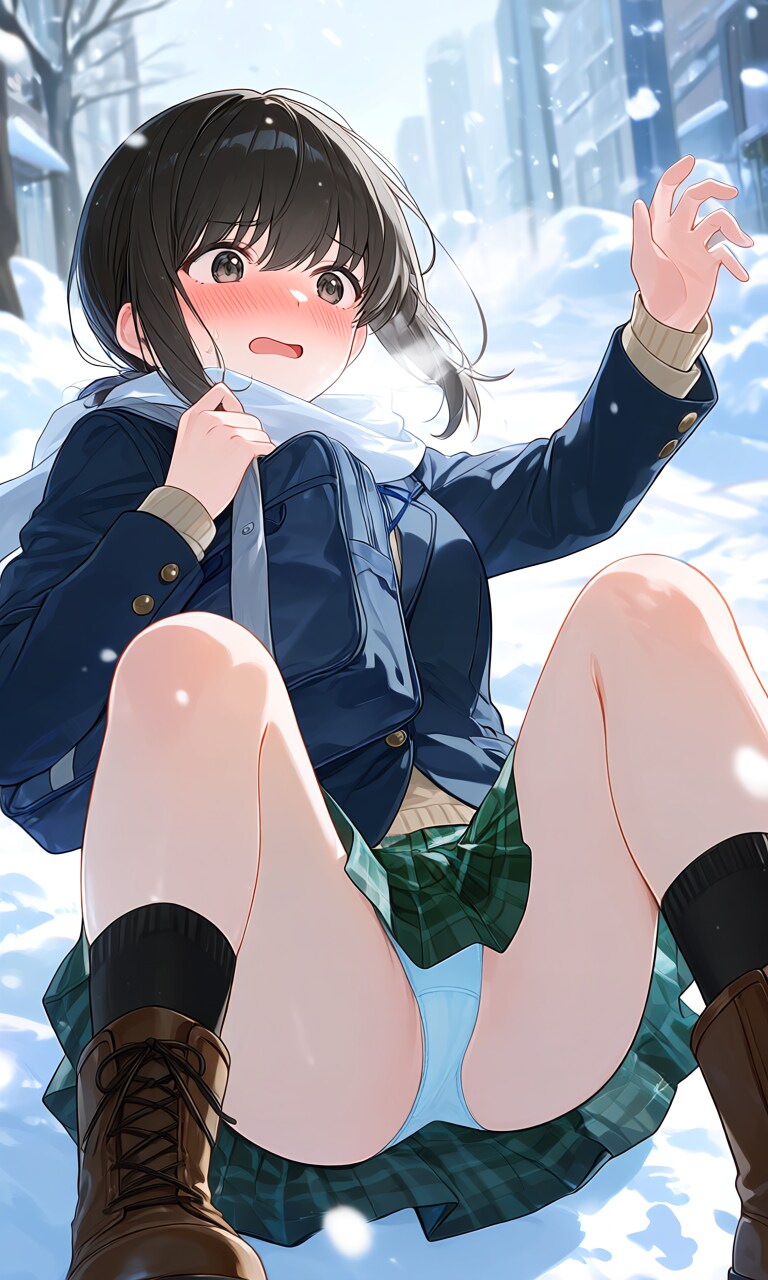 【転倒】すっ転びJK