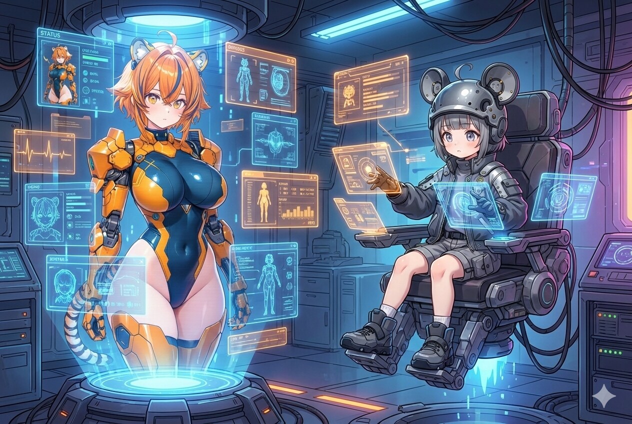 十二支サイボーグ娘「子」