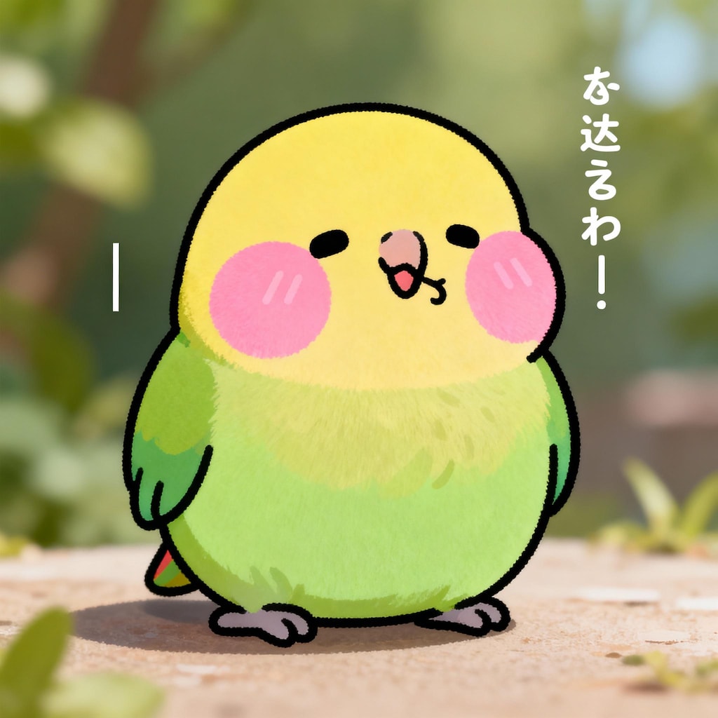 Seedream 4.0版喋るインコ