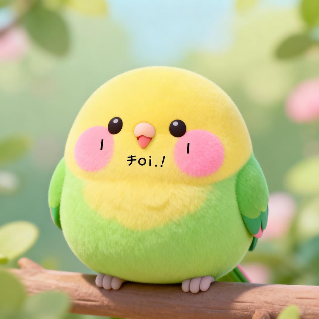 Seedream 4.0版喋るインコ