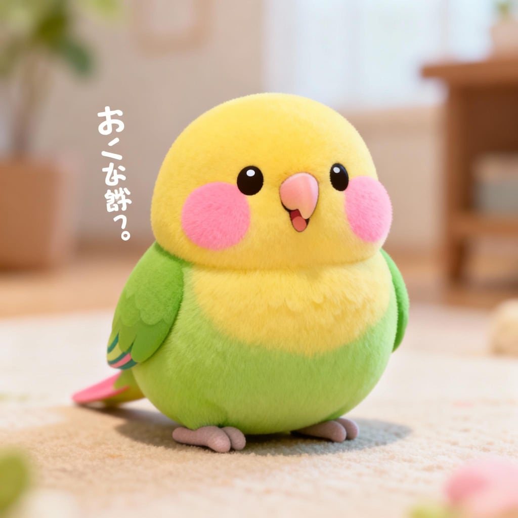 Seedream 4.0版喋るインコ