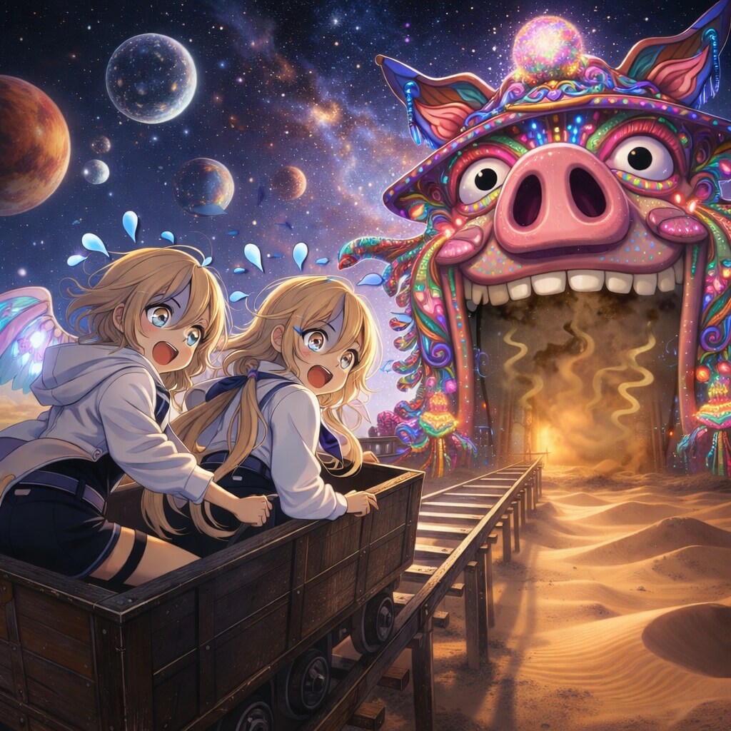 サイケデリックな世界観