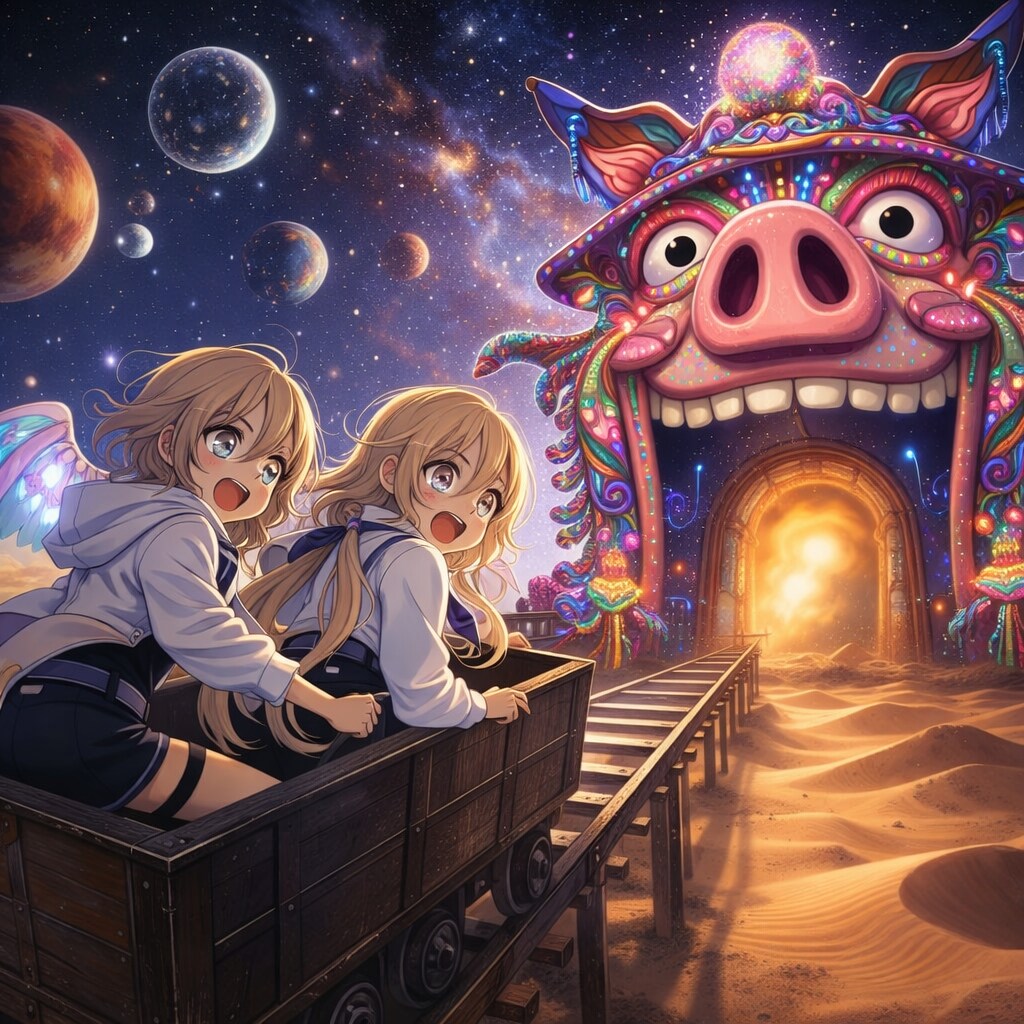 サイケデリックな世界観