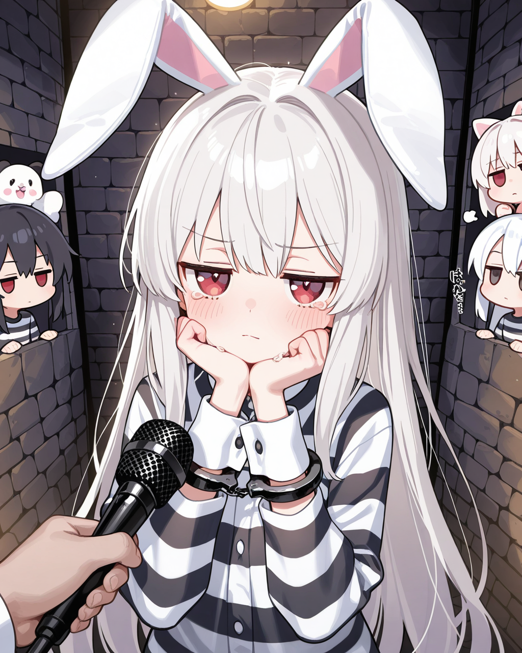 【インタビューに答えた】謎の海産物さまのインタビューに答えるケモミミ達♡