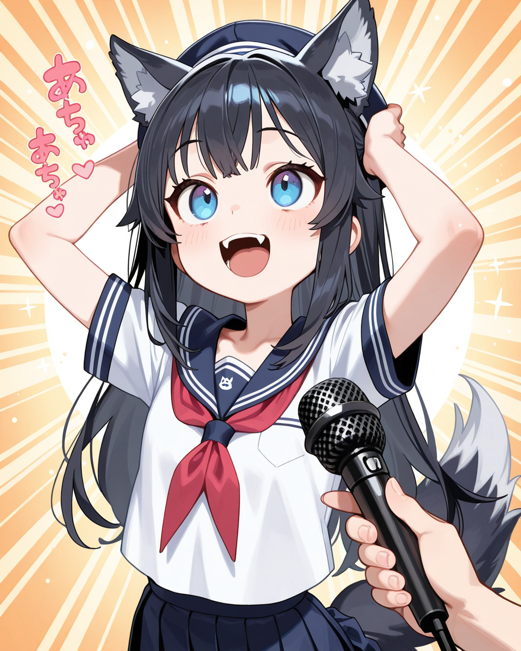 【インタビューに答えた】謎の海産物さまのインタビューに答えるケモミミ達♡