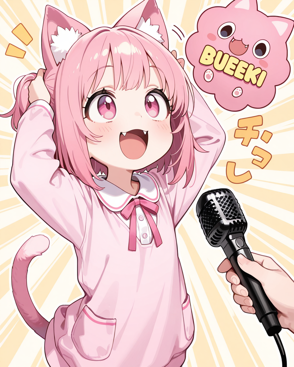 【インタビューに答えた】謎の海産物さまのインタビューに答えるケモミミ達♡