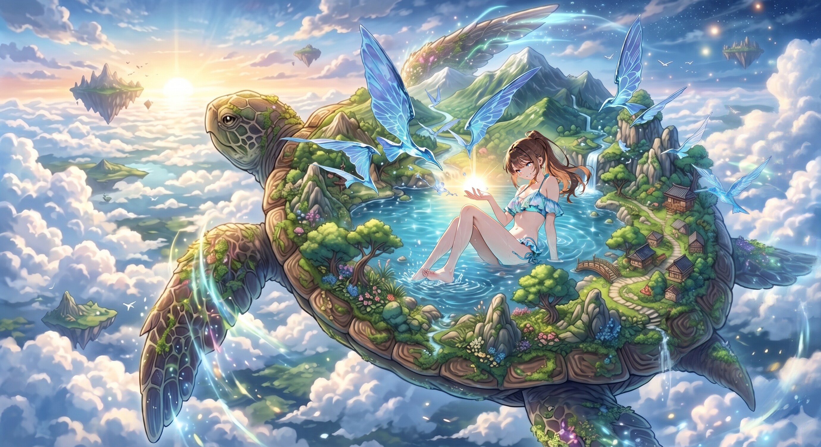 浮遊する島