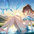浮遊する島 2枚目