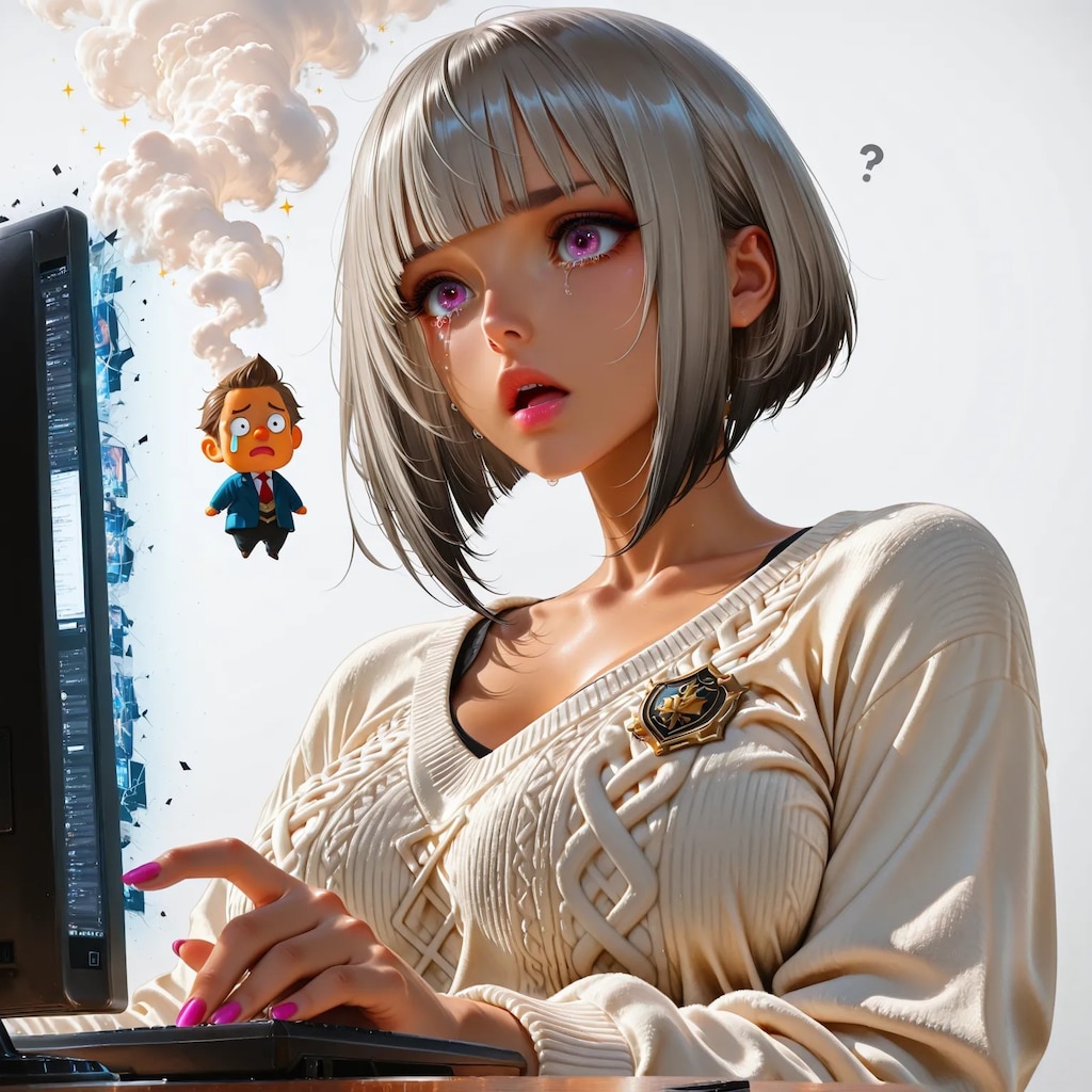 画像生成中に煙が！