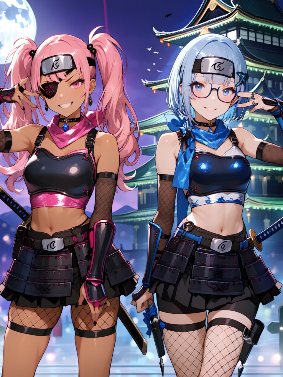 Ninja Twin Destiny | の人気AIイラスト・グラビア