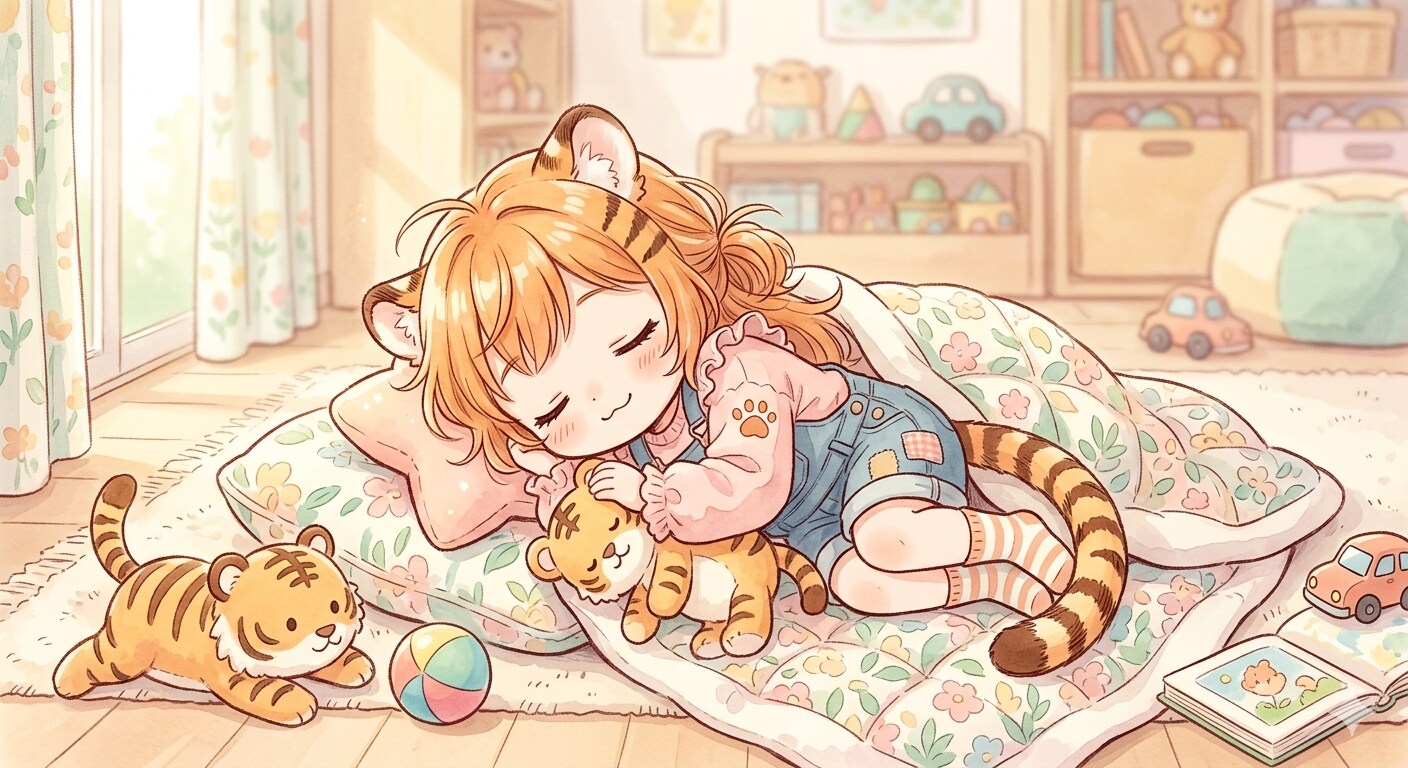 お昼寝タイム | の人気AIイラスト・グラビア