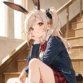 平成ギャル風な如月ちゃん🐇 4枚目