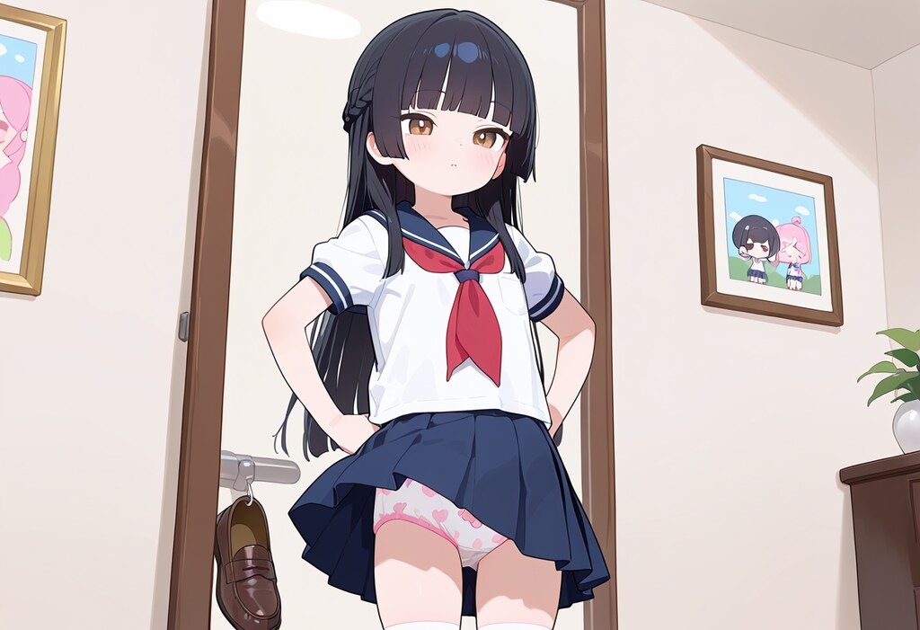 今日のchu♡学生 09/08　絵のモデル
