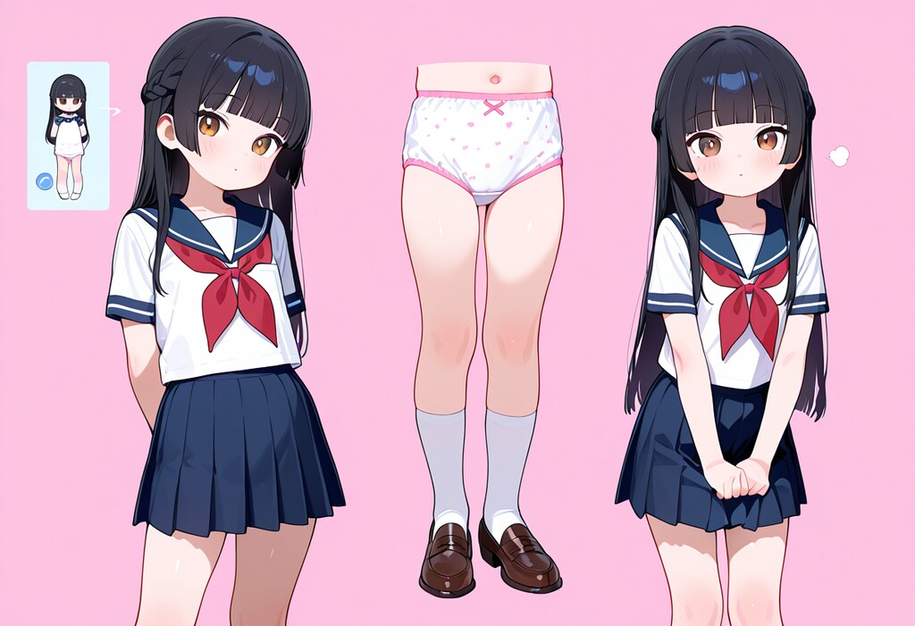 今日のchu♡学生 09/08　絵のモデル