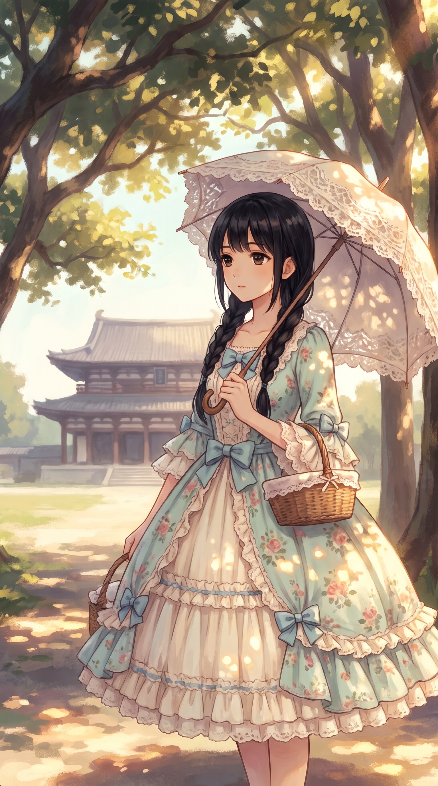 木洩れ日の乙女