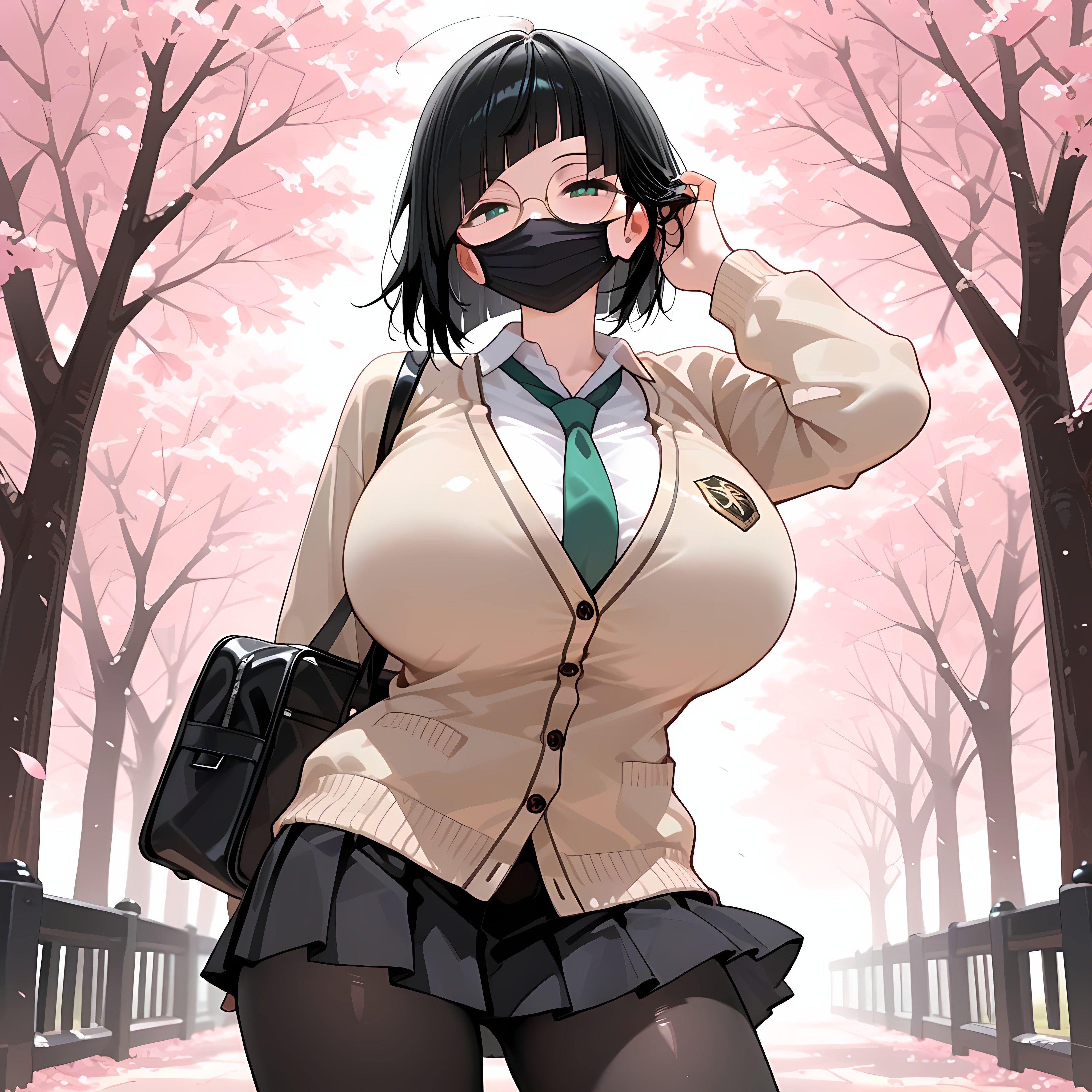 桜の下の入学式/EVENT | の人気AIイラスト・グラビア