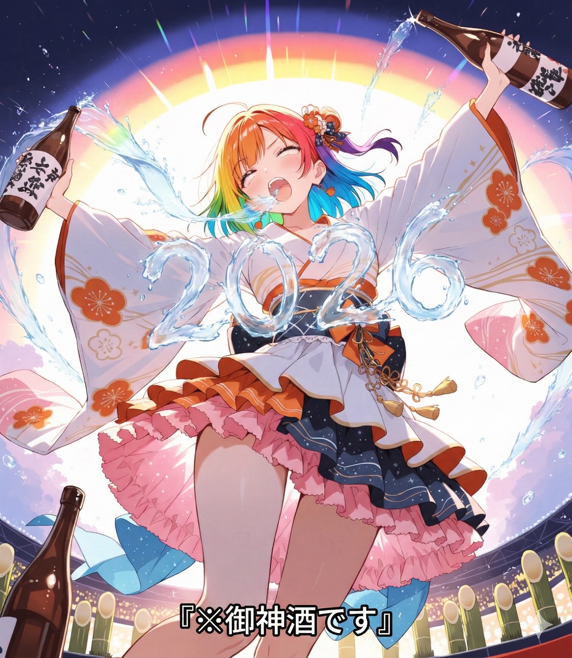 あけましておめでぴょー☆彡彡