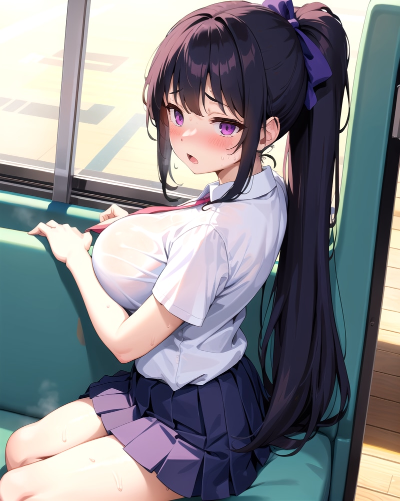 バスでナンパ中