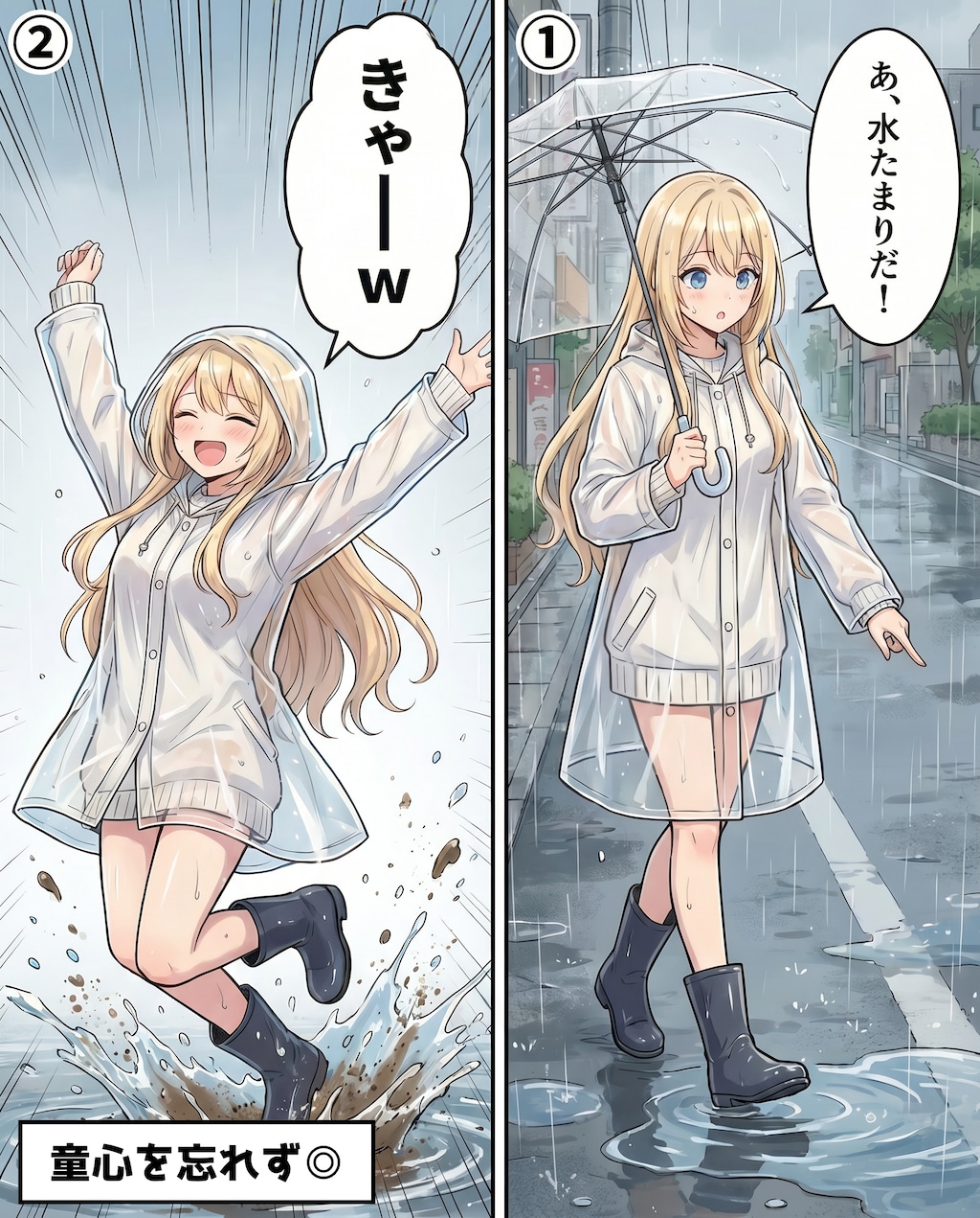 雨の日