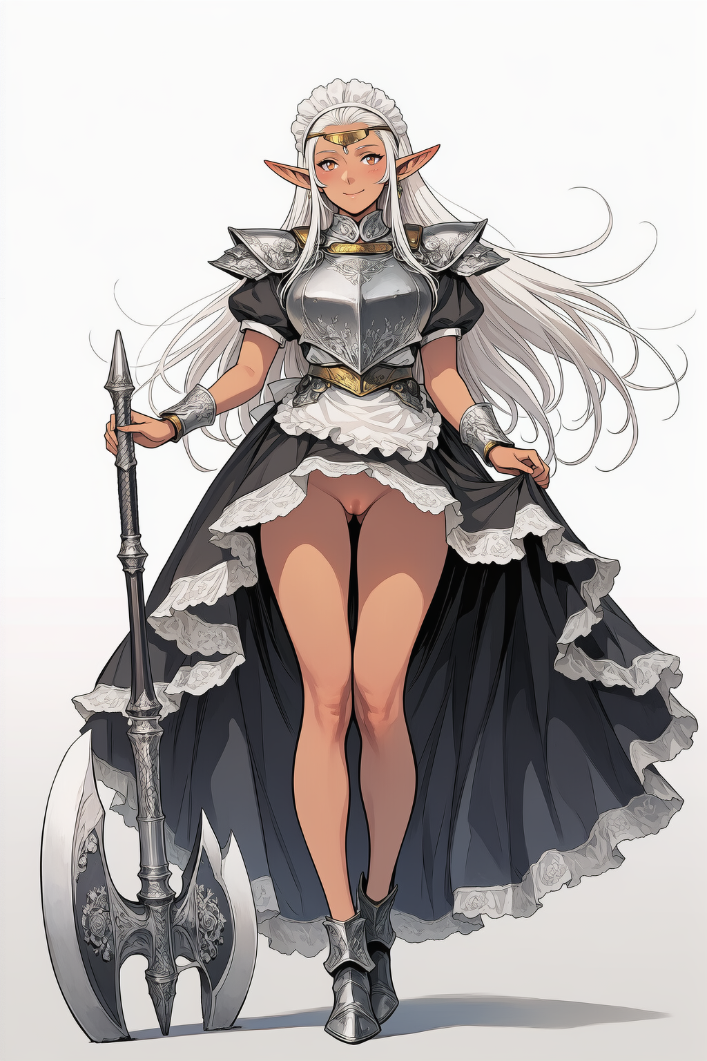 エルフの女騎士