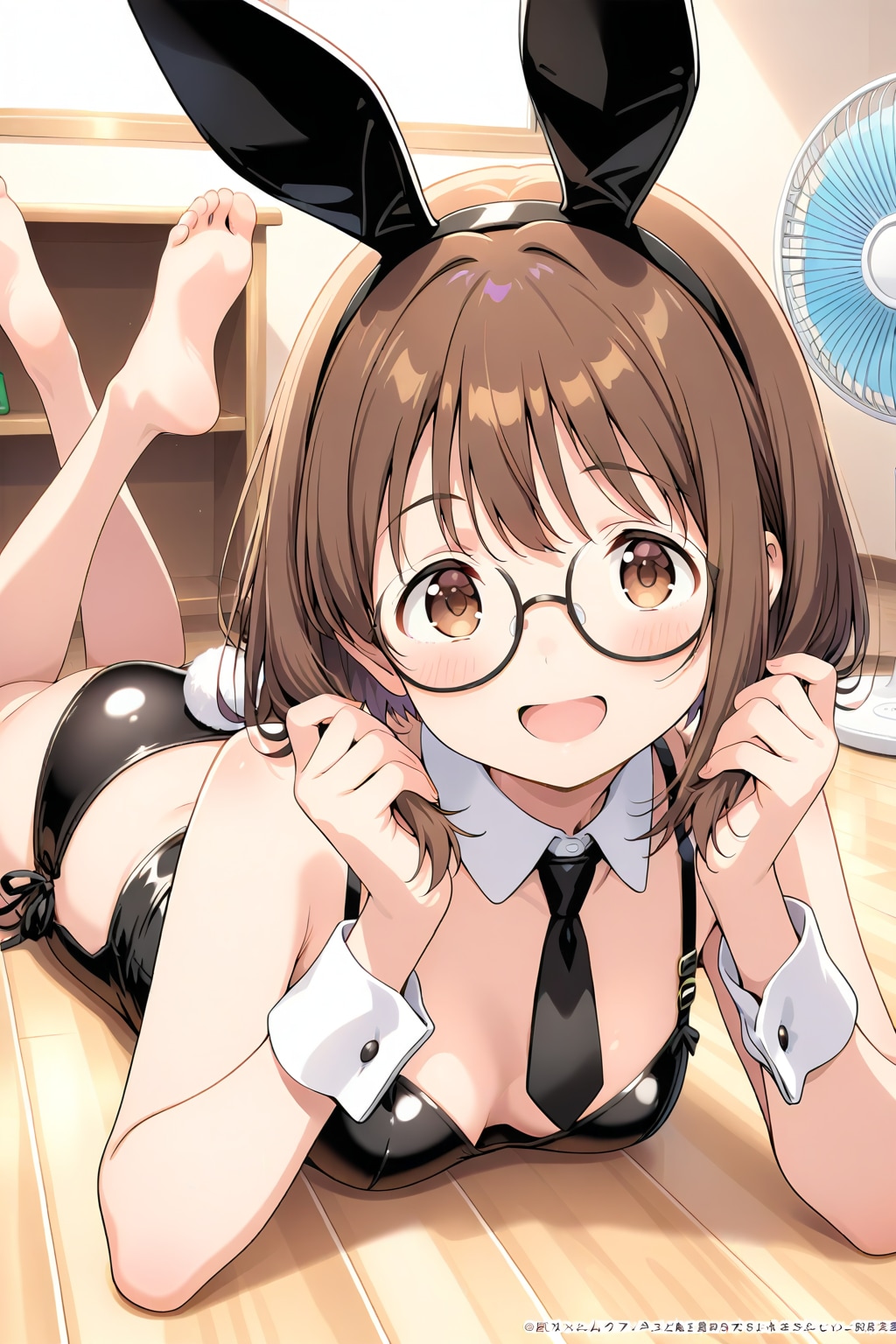 メガネのウサギさん