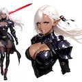 Beautiful Dark Elf（漆黒の傭兵・ダークエルフ【プロフィール・自己紹介／設定資料篇】） 2枚目