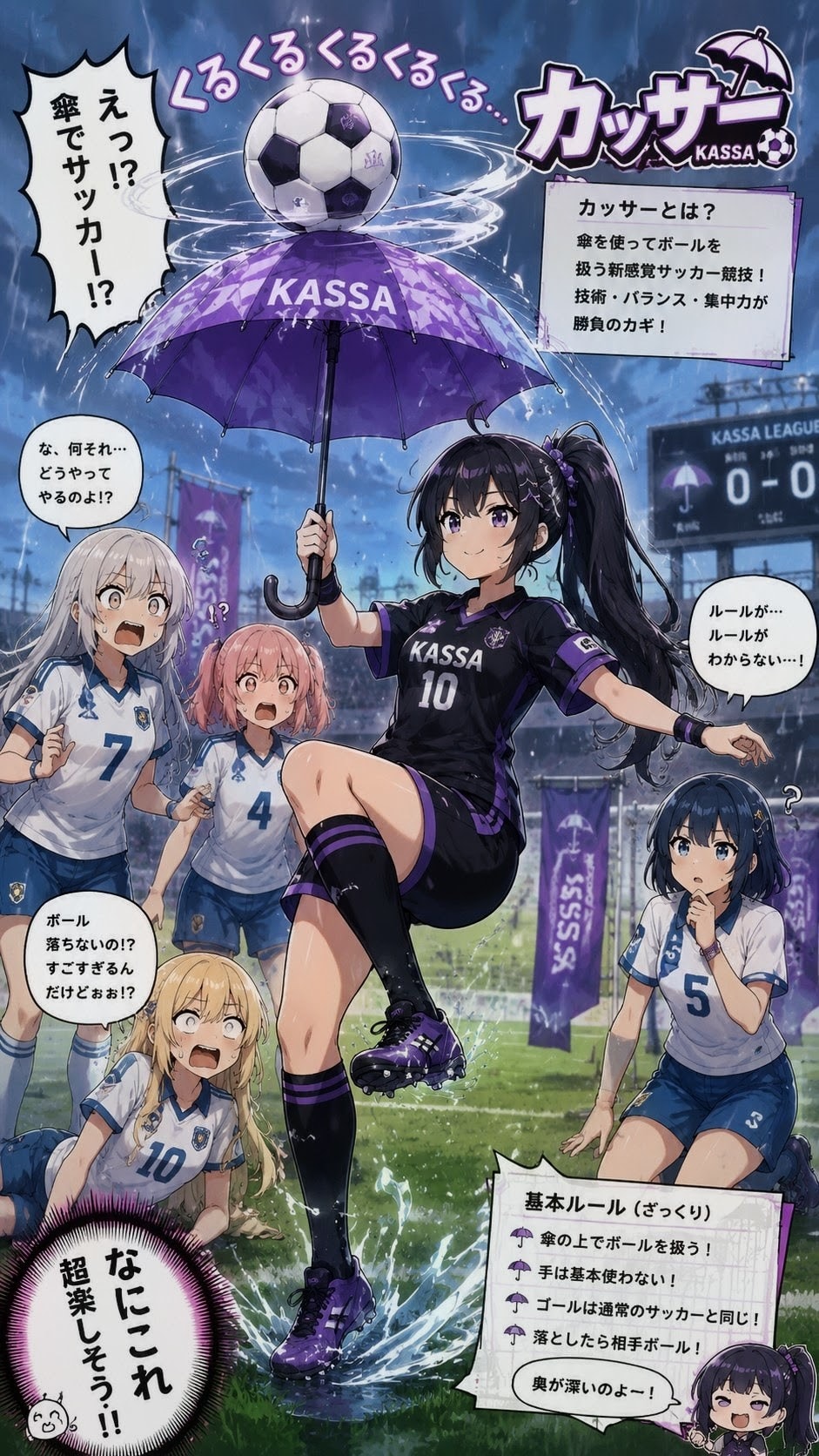 新競技カッサー☂️⚽️