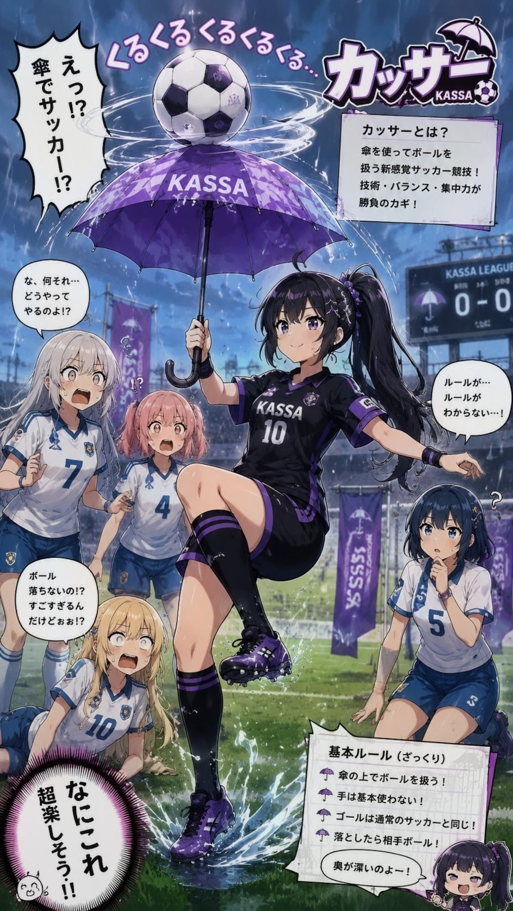 新競技カッサー☂️⚽️