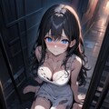 夜の街で再会　〜服がボロ切れのようになってる…何があった？ 2枚目