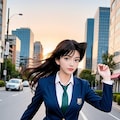 毛利蘭風な女性① 3枚目