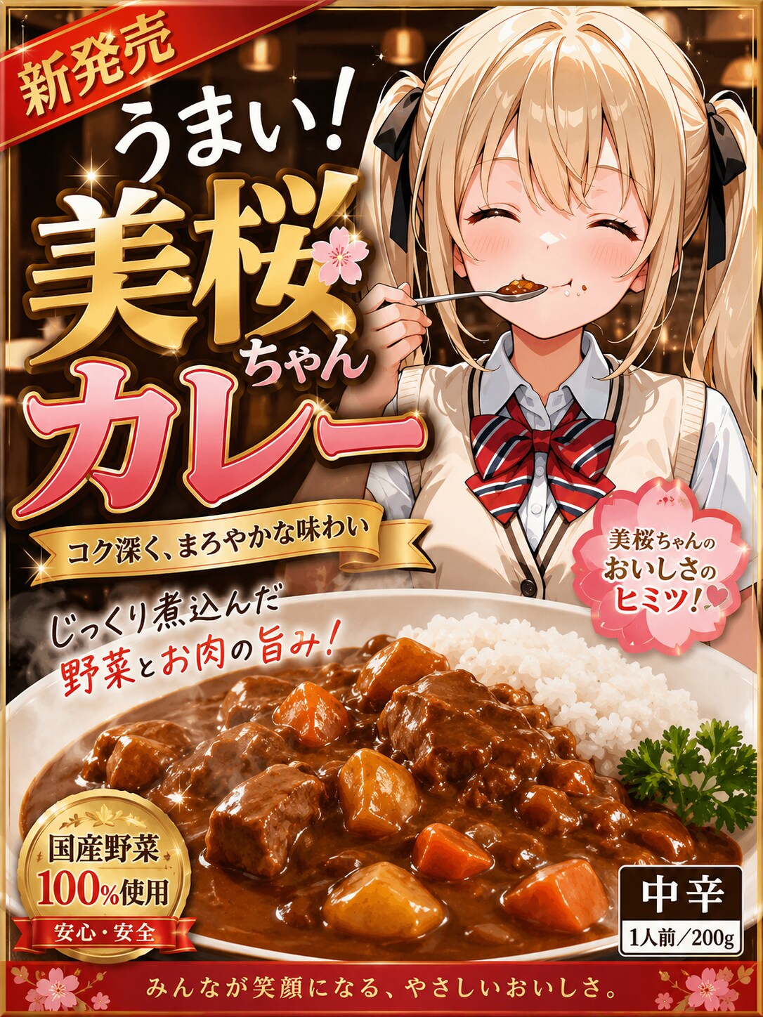 美桜ちゃんカレー新発売！