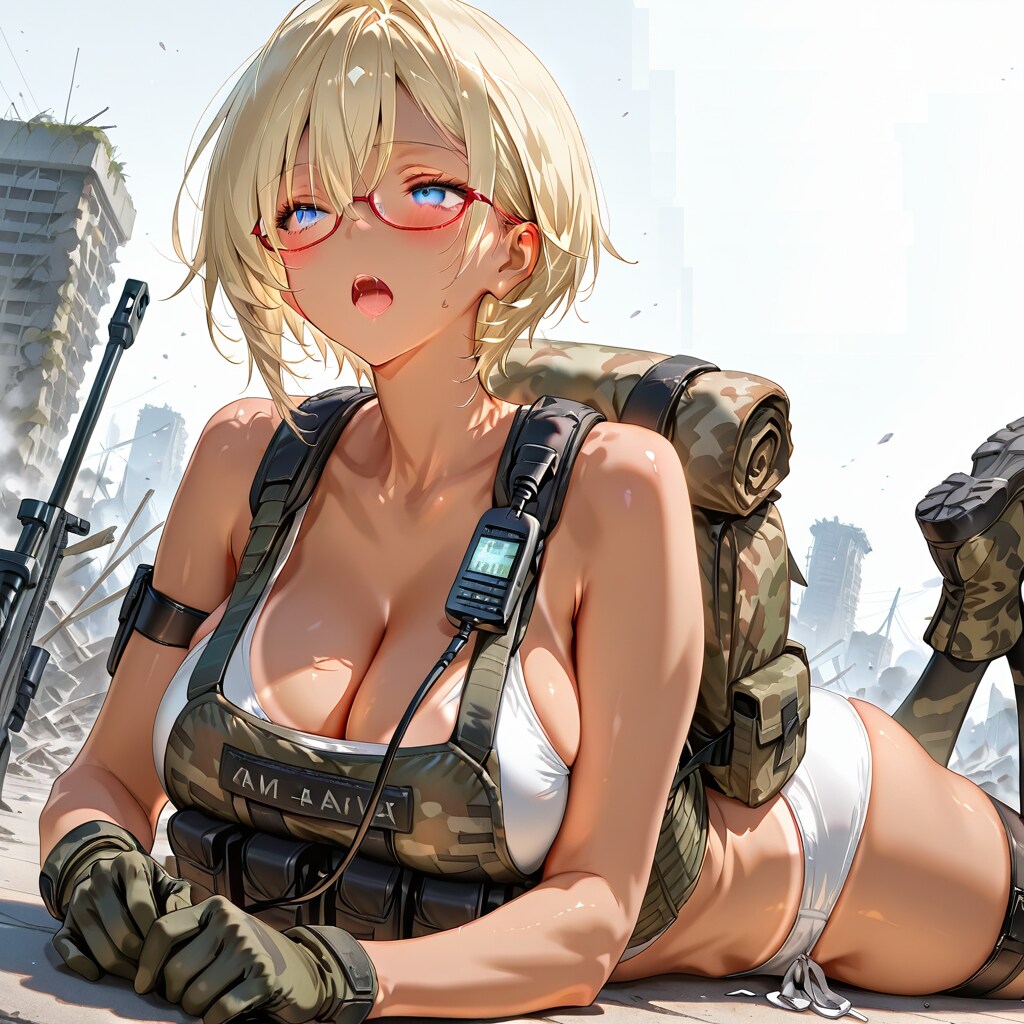 隊長、何故♡わたし水着なんですか？