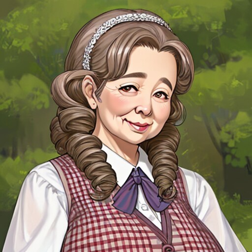 縦ロール事務員さん