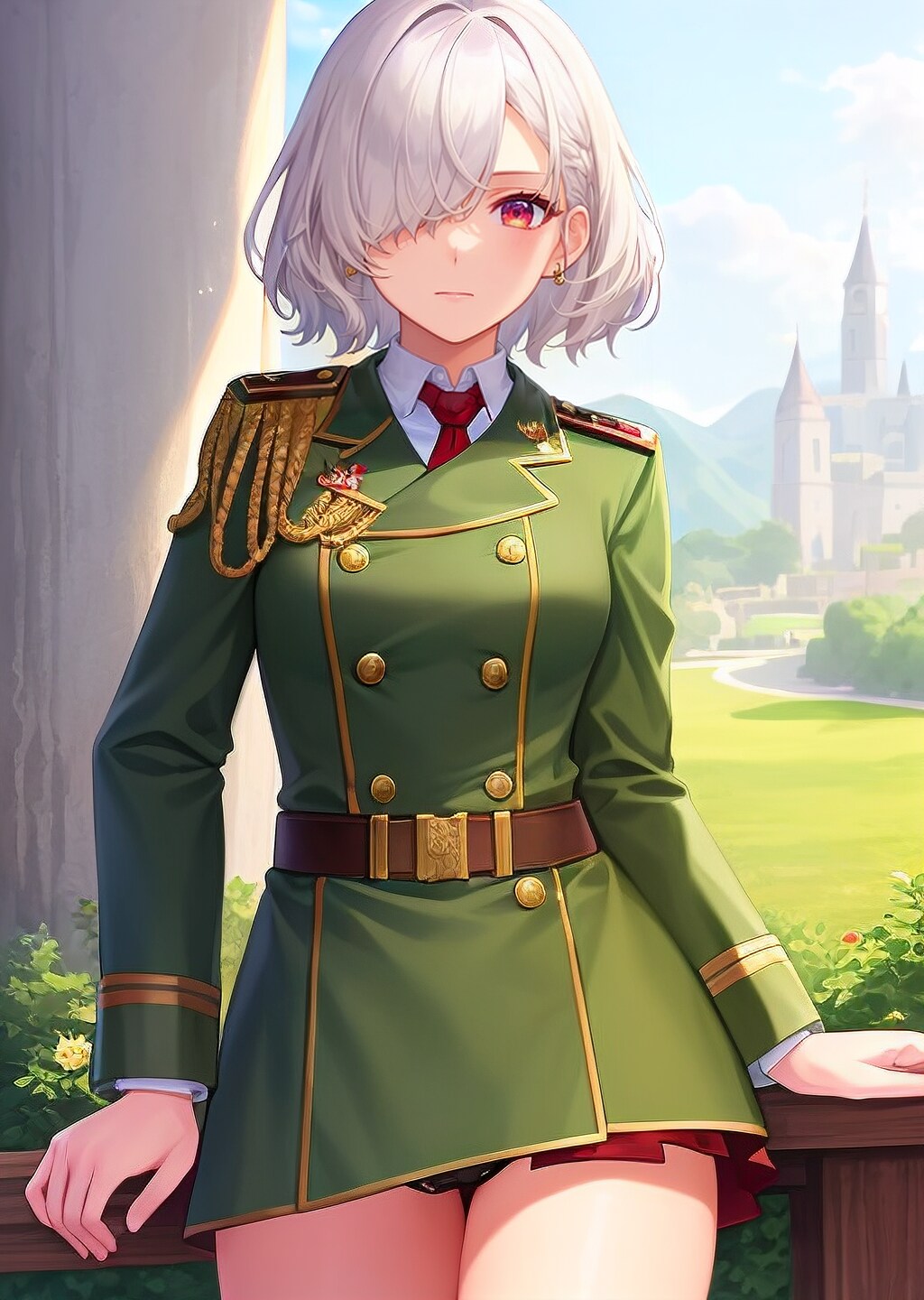軍服女子