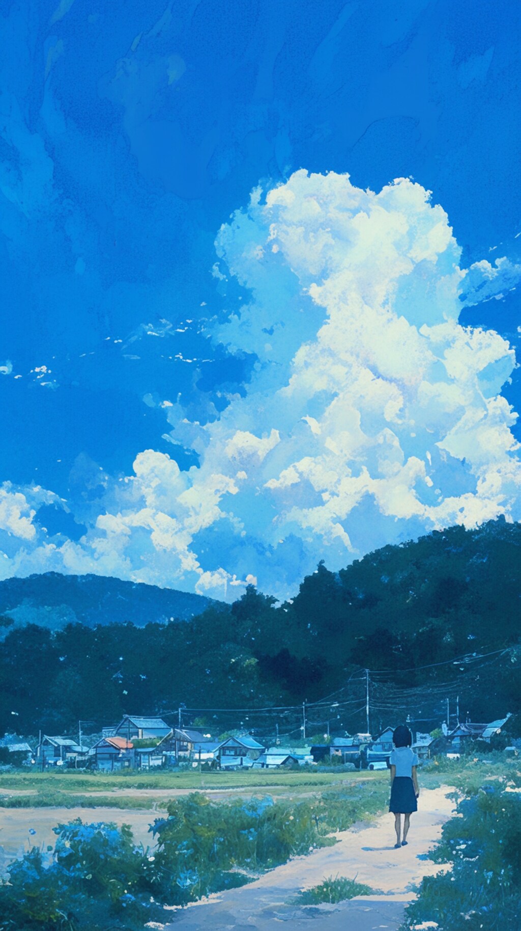 夏色の空の下