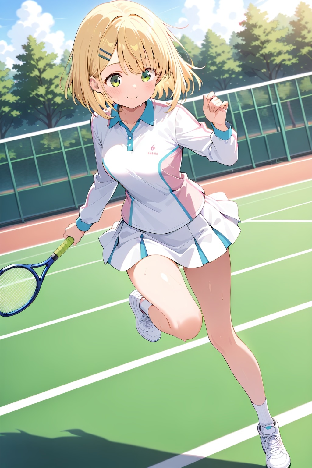 テニス部のボブカットさん