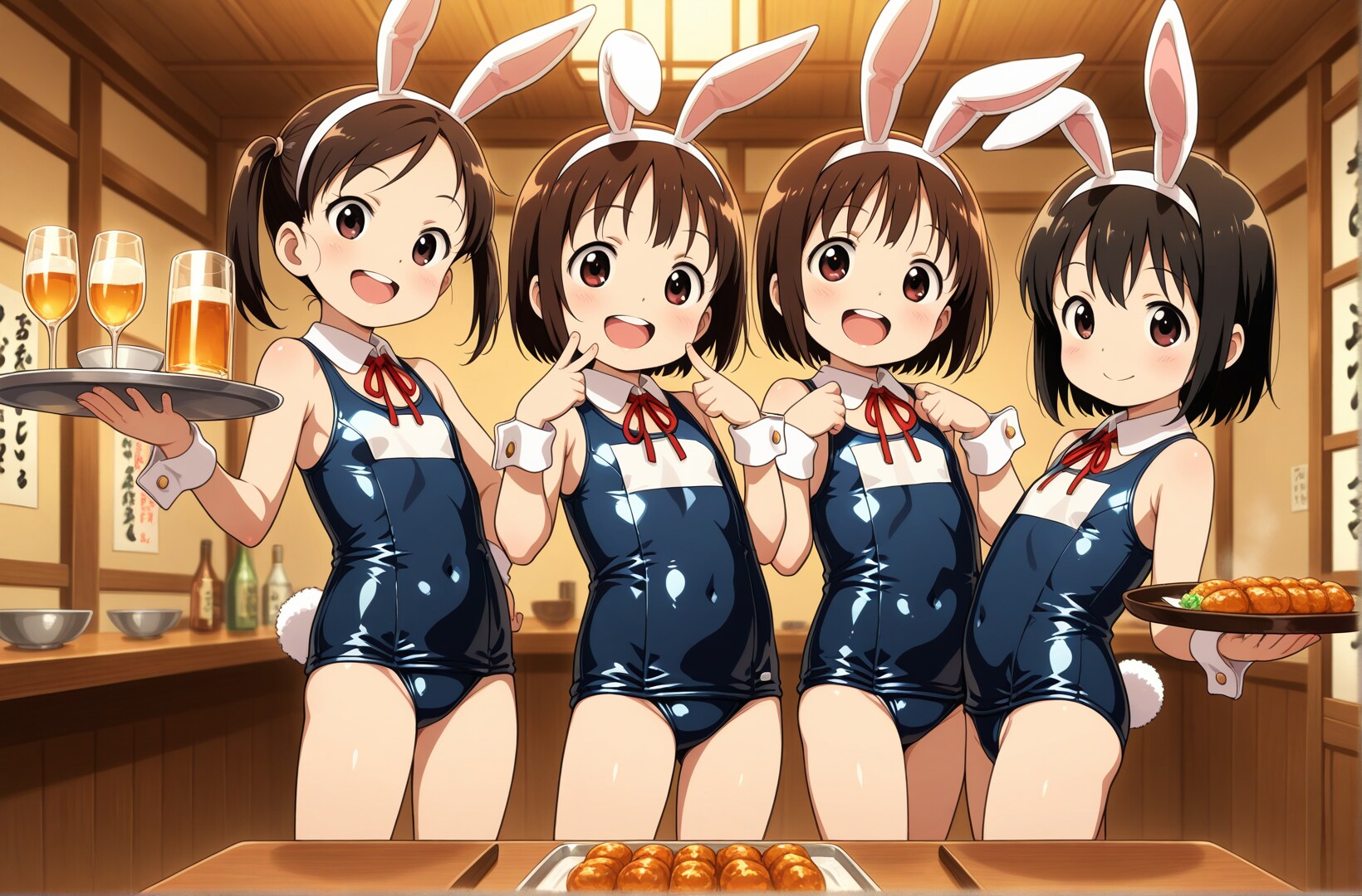 スク水バニー居酒屋