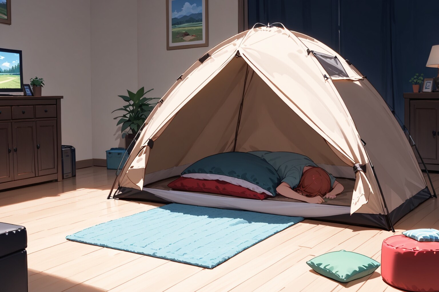 室内キャンプ | の人気AIイラスト・グラビア