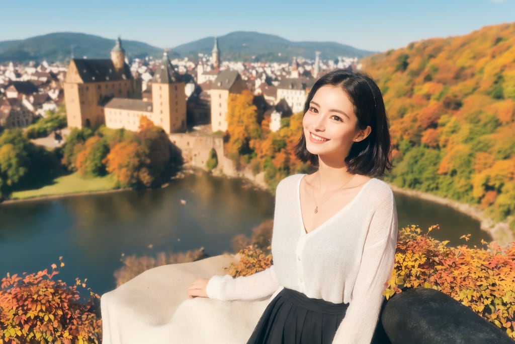 美少女図鑑1171 ハイデルベルク城 ドイツ